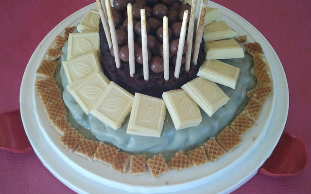 La cage au chocolat, gaufrettes