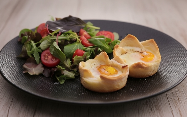 Œufs cocotte en coque de pain de mie