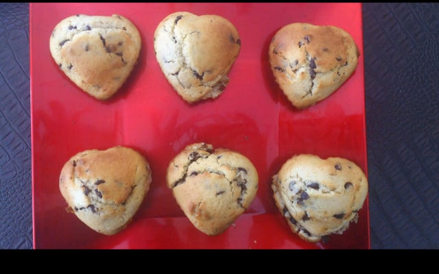 Muffins aux pépites de chocolat sans gluten