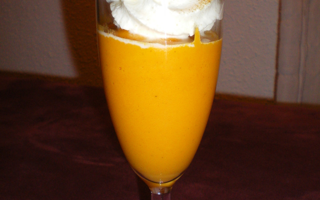 Capuccino de carottes au cumin