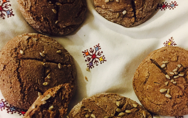 Pain de seigle au graines