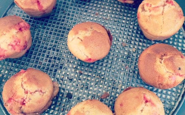 Muffins coco pralines roses