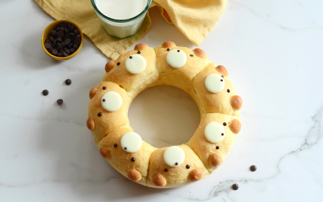 Le chigiri pan ou la brioche tête d'ours