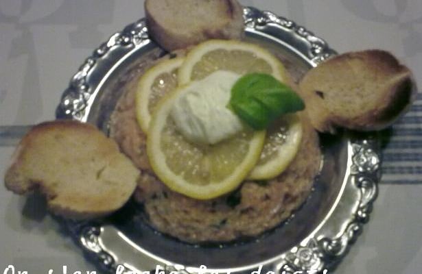 Tartare de saumon aux 5 baies