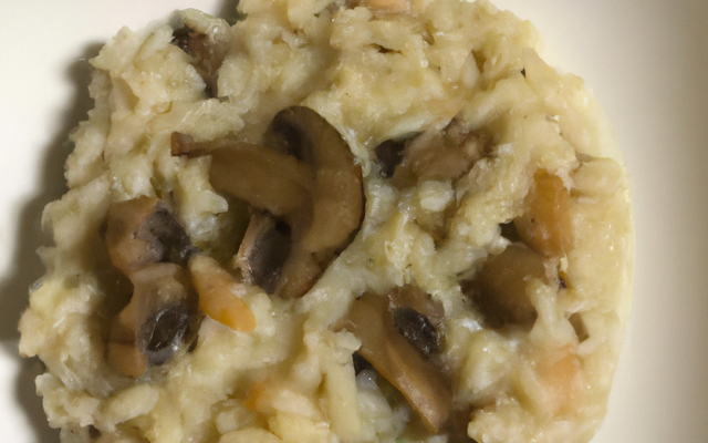 Risotto aux champignons de paris
