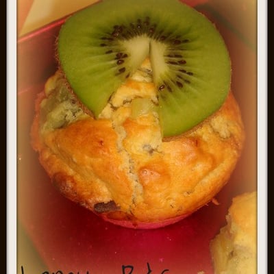 Muffins Kiwi chocolat blanc de lamu
