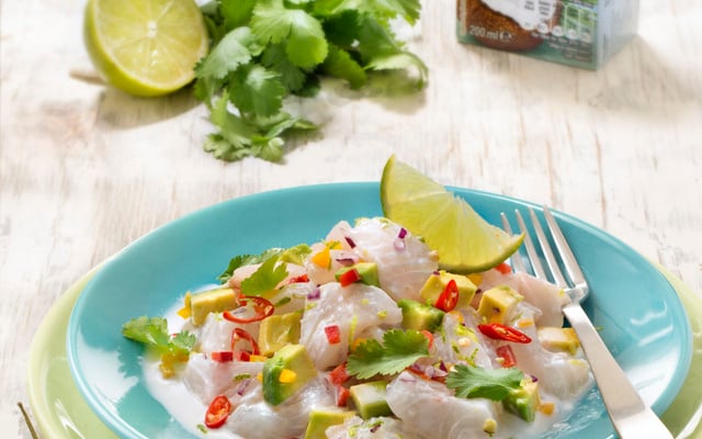 Ceviche de dorade avocat coco