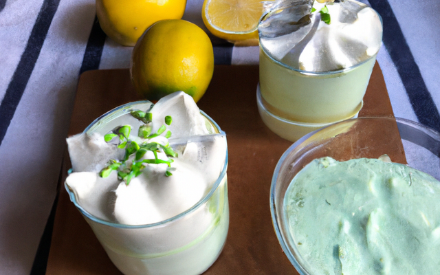 Mousse au citron vert et Cottage Cheese