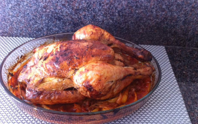 Poulet rôti aux herbes de Provence