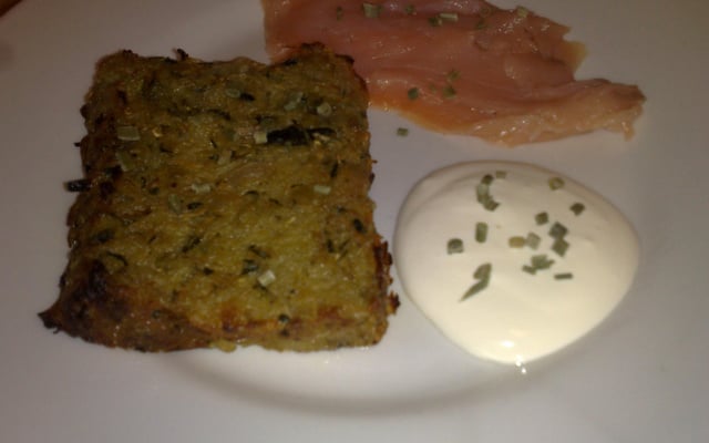 Galette de courgette à la nordique