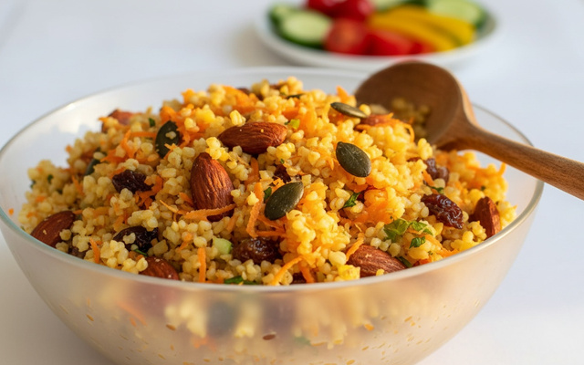 Salade au boulgour complet