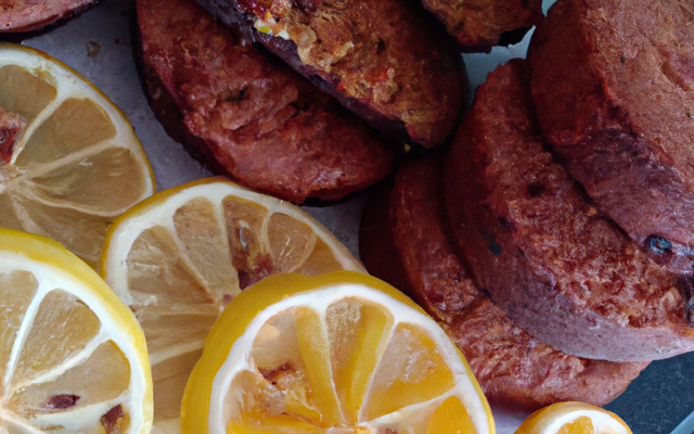 Cakes fruits secs et citron