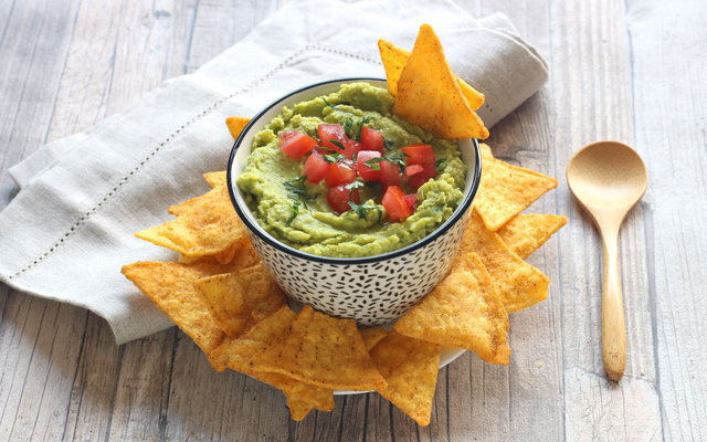 Faux guacamole de petits pois