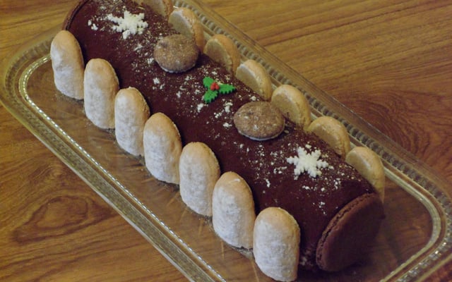 Bûche de Noël façon Tiramisu