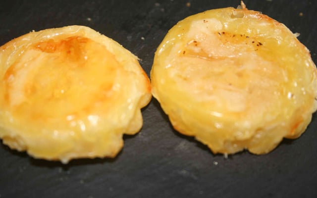 Mini tatin à l'époisses