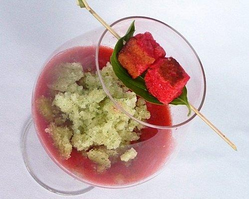 Martini fraises-estragon ou Martini fraises-basilic