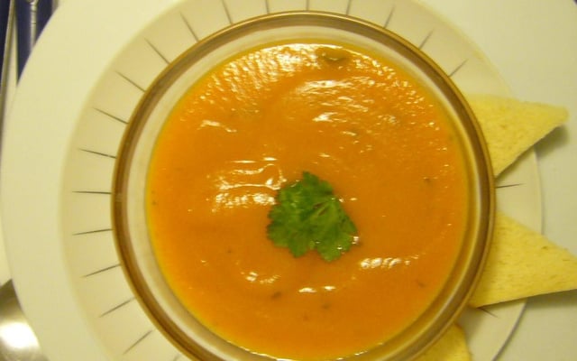 Velouté courge poivron