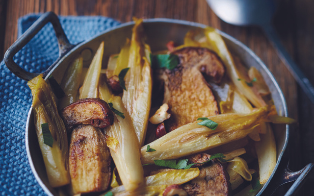 Poêlée de Perles aux cèpes et noisettes