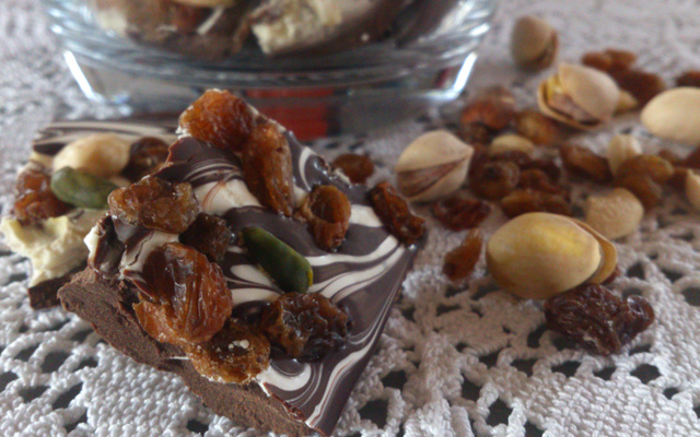 Mendiants double chocolat