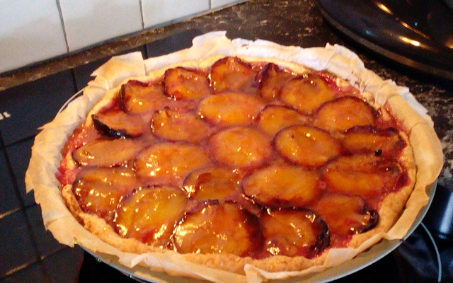 Tarte aux prunes facile