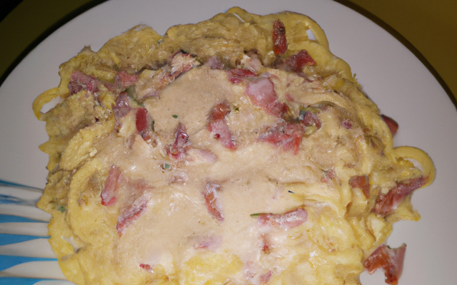 Pâtes à la carbonara maison