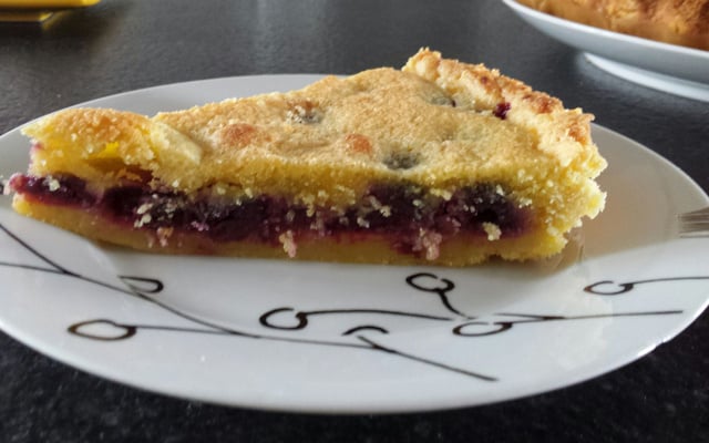 Tarte amandine aux cerises