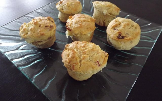 Muffins chévre bacon