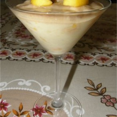 Tarte en verre aux abricots