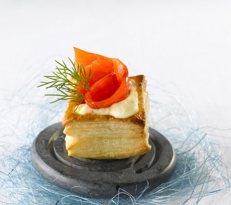 Bouchées au saumon et citron vert