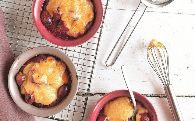 Gratin de fruits au Chavroux