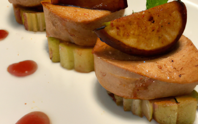 Foie gras poêlé pomme - céleri