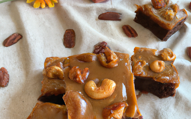 Brownies aux cacahuètes caramélisées et cannelle