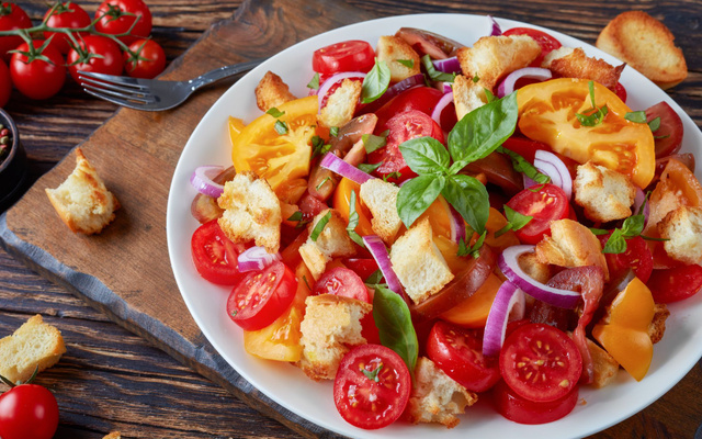 Panzanella ou ma salades de tomates au pain