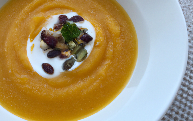 Veloute de butternut muscadé