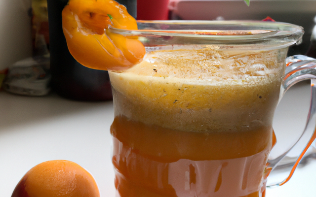 Jus de peche et abricot