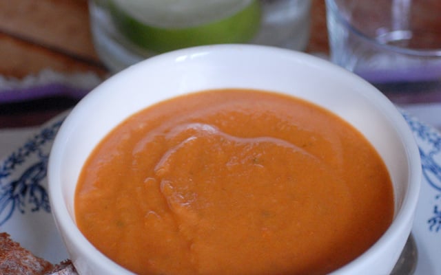 Soupe crémeuse à la tomate