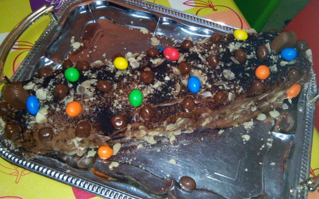 Bûche de Noël Chocolat Citron aux parfums de menthe