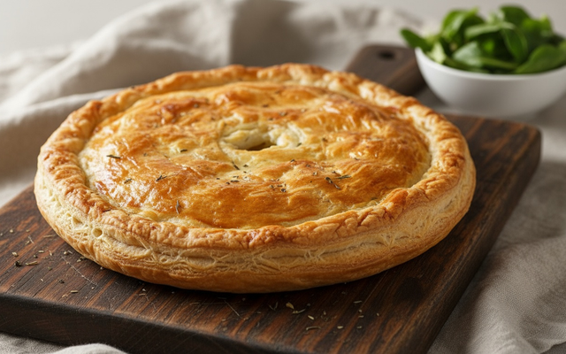 Tourte aux pommes de terre maison