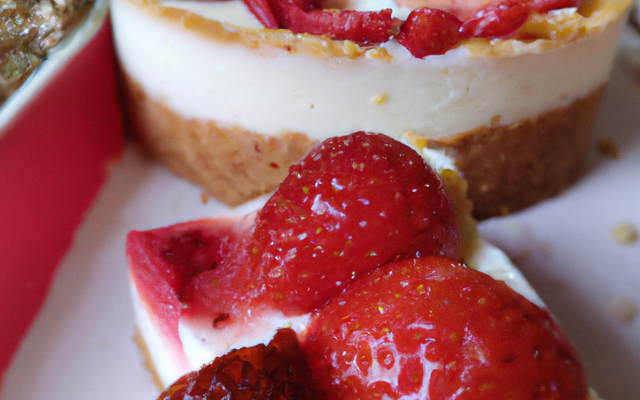 Gâteau au yaourt et mini-fraises