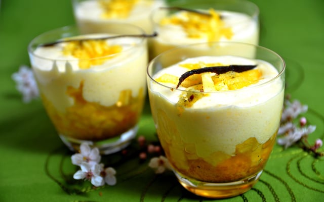 Tiramisu ananas au rhum arrangé