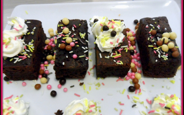 Muffins au chocolat, noix de coco et amandes