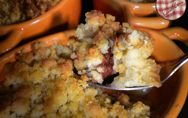 Crumble chocolat banane