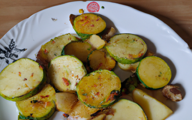 Courgettes et pommes de terre sautées