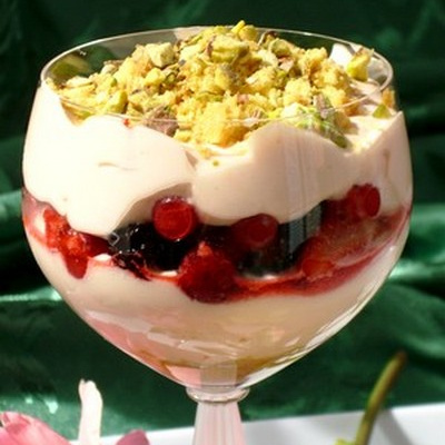 Trifle aux fruits rouges