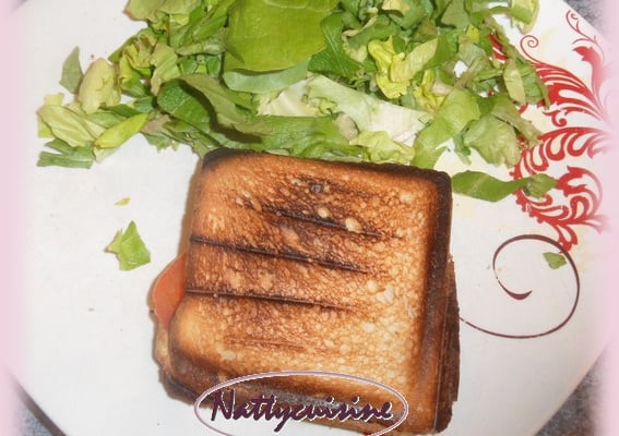 Croque monsieur mozzarella