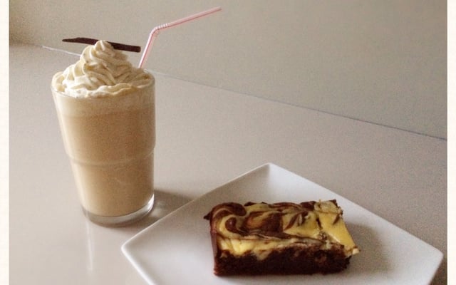 Goûter sucré au fromage : Brownie & Milk-Shake