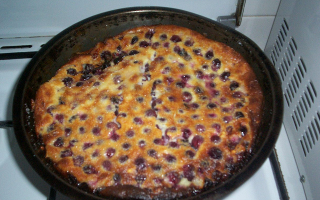 Clafoutis aux raisins