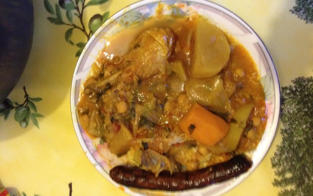 Couscous aux légumes et au poulet