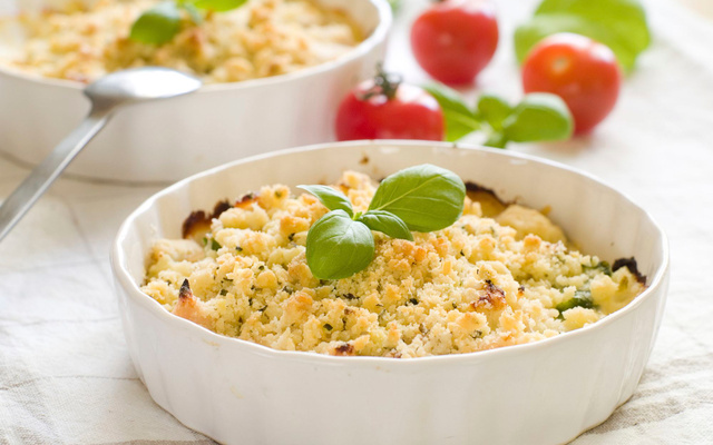 Crumble aux légumes d'été