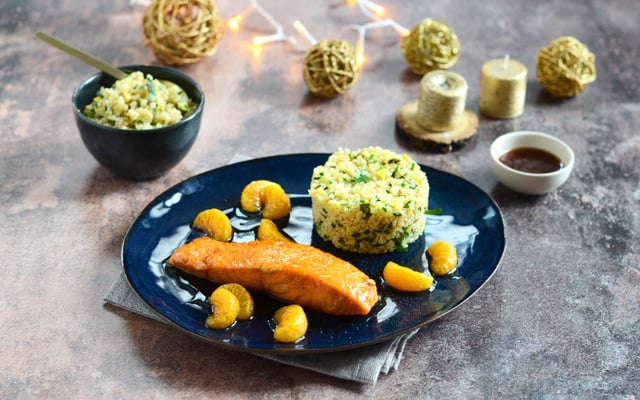 Saumon aux clémentines